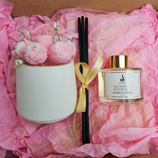 Lumanare Buchet de primavara+1 difuzor